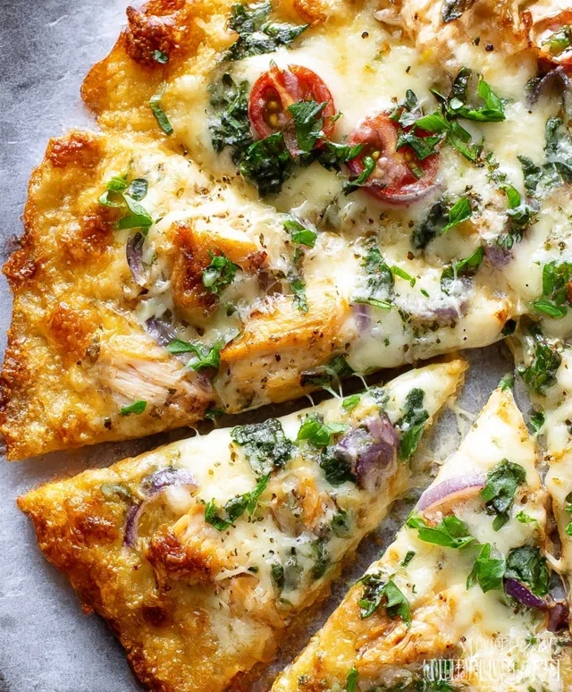 Chicken Crust Pizza (Easy Low Carb Recipe)